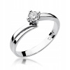 Diamantový prsteň s 0.25 ct bielym zlatom 0,585 (Diamantový prsteň s 0.25 ct bielym zlatom 0,585)