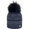 Dámska zimná čiapka Granadilla Doucet Fur-blue navy uni