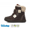 Dievčenská zimná obuv D.D.Step W068-394B chocolate 31-36