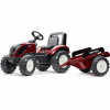 FALK Šlapací traktor Valtra S4 Bordový s přívěsem 3-7 let