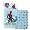 Obliečky do postieľky 100x135 SPIDERMAN bledomodré