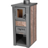 Kachle Pro LAVA Ceramic, mocca, 6,5 kW, 120 mm