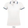 SOL'S | Pasadena Women, Dámske polo, biela - modrá navy, XXL