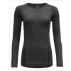 Devold Merino 130 RUNNING tričko s dlouhým rukávem - dámské - černá Velikost: S