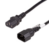 Prodlužovací kabel Akyga AK-PC-07A - IEC C13 / C14 - 3m (prodlužovací napájecí šňůra, přívodní kabel 220V ke zdroji, 3pin IEC C13 / IEC C14)