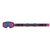 Okuliare IMX ENDURANCE FLIP BLACK MATT/PINK - SKLO IRIDIUM PINK + CLEAR (2 náhradné sklá)