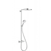 Hansgrohe 27129400 Raindance Select sprch stĺp S 240 2jet,term,hlavová,ruč.sprcha,chr/biel HG 27129400