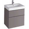 Geberit iCon - Skrinka pod umývadlo, 595x620x477 mm, platinová lesklá 840362000