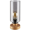 Rabalux Tanno stolová lampa 1x25 W dymová-dreva 74120