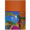 Lepenka E-Welle 260g 34,5 x 24,5 cm rovná-oranžová 10 listov