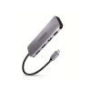 AXAGON HMC-HCR3A, USB 3.2 Gen 1 hub, porty 3x USB-A, HDMI 4k/30Hz, SD/microSD, kabel USB-C 20cm