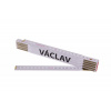 Levior Meter skladací 2m VÁCLAV (PROFI, biely, drevo)