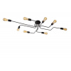 LUCIDE LESTER Ceiling Light 8xE27 150/80/20cm Black 21112/08/30