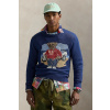 Bavlnený sveter Polo Ralph Lauren tmavomodrá farba, 710964798 M