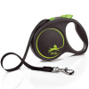 Vodítko Flexi Black Design M páska 5m zelené (do 50kg)