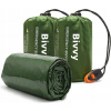 ŚPIWÓR TERMICZNY SURVIVAL RATUNKOWY KOC AWARYJNE PE FOLIA 213X90 cm 2szt
