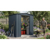 Plechový zahradní domek GLOBEL 63 ANTRACIT