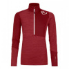 Ortovox Fleece Light Zip Neck W / dark blood L