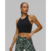 Dámske športový Top Casall Multi Rib Seamless Padded Sports Top čierny