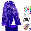 Nočná lampa nula dva Anime 16 LED plexido farby (Nočná lampa nula dva Anime 16 LED plexido farby)