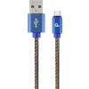 Gembird CC-USB2J-AMCM-1M-BL USB 2.0 AM na typ C (AM/CM), 1m, modrý