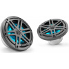 JL AUDIO M3-650X-S-Gm-i 6,5-palcové (165 mm) morské koaxiálne reproduktory, šedé kovové športové mriežky s RGB LED osvetlením