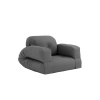 Karup HIPPO CHAIR OUT™ 90x200 cm dark grey