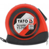Zvinovací meter YATO 3 m × 16 mm – biely pásik, pogumované puzdro