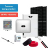Huawei Solárny systém 5kWp, 3 fázový - zostava komponentov pre plech, asfaltovú krytinu (Menič Huawei SUN2000-5KTL-M1-HC + solárne panely JA Solar JAM60D41-500/LB_FB + Rozvádzač EM-1N_DC + Rozvádzač E