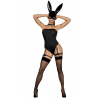 Kostým Obsessive Bunny costume - Zajačik Farba: Čierna, Veľkosť: L/XL