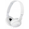 Káblové slúchadlá Sony MDR-ZX110 na uši, biele
