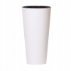 Prosperplast kvetináč 25 cm x 25 x 47,6 cm priemer 25 cm plastový biely (Kvetináč Tubus Slim DTUS250 Matná biela)
