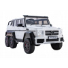Auto na akumulátor Mercedes G63 6x4 24V biele