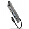 AXAGON HMC-5, USB 3.2 Gen 1 hub, porty 2x USB-A, HDMI, SD/microSD slot, PD 100W, kábel USB-C 20cm (HMC-5)