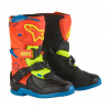 boty TECH 3S KIDS, ALPINESTARS, dětské (oranžová fluo/modrá/žlutá fluo/černá) 2024 M132-34