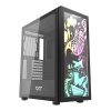 Počítačová skriňa Darkflash DK210 Graffiti (čierna) DK210 (graffiti)