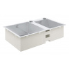 Grohe Drezy - Drez K700, 860x500 mm, kefovaná nerezová 31855SD0