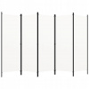 vidaXL s 5 panelmi krémovo biely 250x180 cm