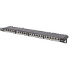 Digitus DN-91624S-SL-SH 24 portů sieťový Patchpanel CAT 6 0.5 U; DN-91624S-SL-SH