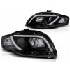 PREDNÉ SVETLÁ AUDI A4 B7 11.04-03.08 LED TUBE BLK