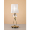 Mantra Loewe stolová lampa 1x20 W biela-mosadzná 4737