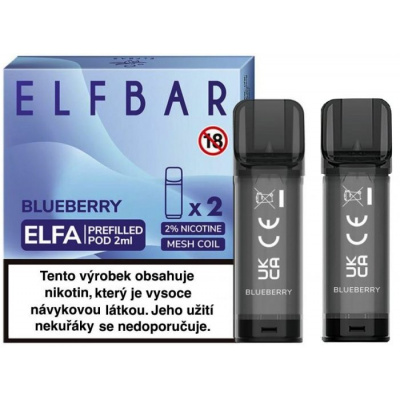 Elf Bar ELFA Pods cartridge 2Pack - Blueberry 2pack Blueberry
