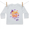 Boodyy Tričko s dlhým rukávom Trick or treat s menom 104 (3-4 roky)