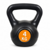 Kettlebell 4 kg plastový s cementovou výplňou