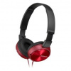 SONY sluchátka náhlavní MDRZX310R/ drátová/ 3,5mm jack/ citlivost 98 dB/mW/ červená MDRZX310R.AE