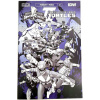 Mighty Morphin Power Rangers Teenage Mutant Ninja Turtles II Black and White Edition 1A VF 2023 Boom Studios komiks