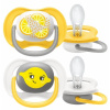 AVENT Cumlík Ultra Air Happy, 6-18 m, Citrón, žltá/biela