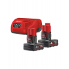 Set akumulátorov Milwaukee M12™ NRG M12NRG-402 (2x4,0Ah +1xC12C) /4933459211/