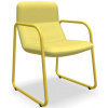LD Seating Designové křeslo FLEXI LOUNGE, FL-M-Q-N12, žlutá podnož