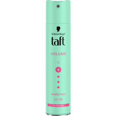 Taft Volume Mega Strong Mega silno tužiaci lak na vlasy pre dvojitý objem, stupeň č.5 250 ml